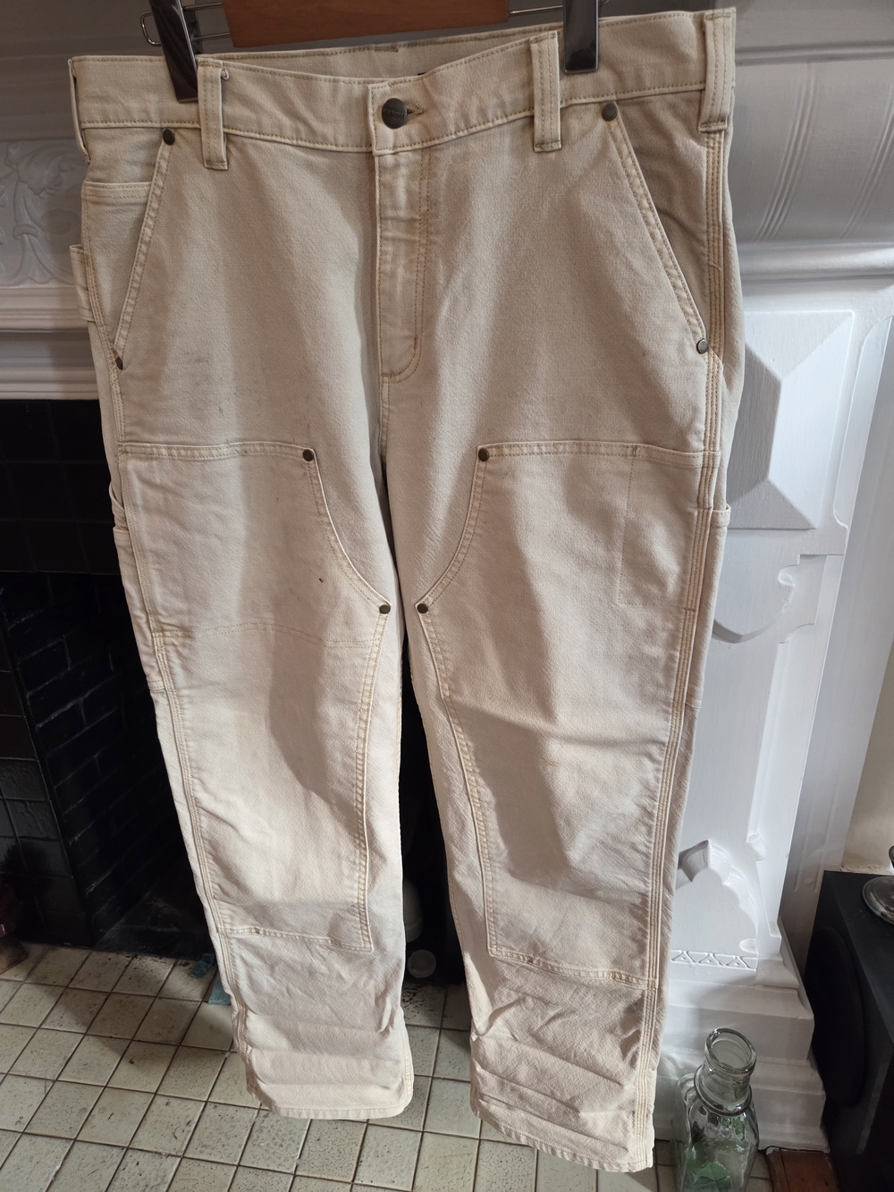Carhartt Relaxed Fit canvas double knee work pants - 33/30
